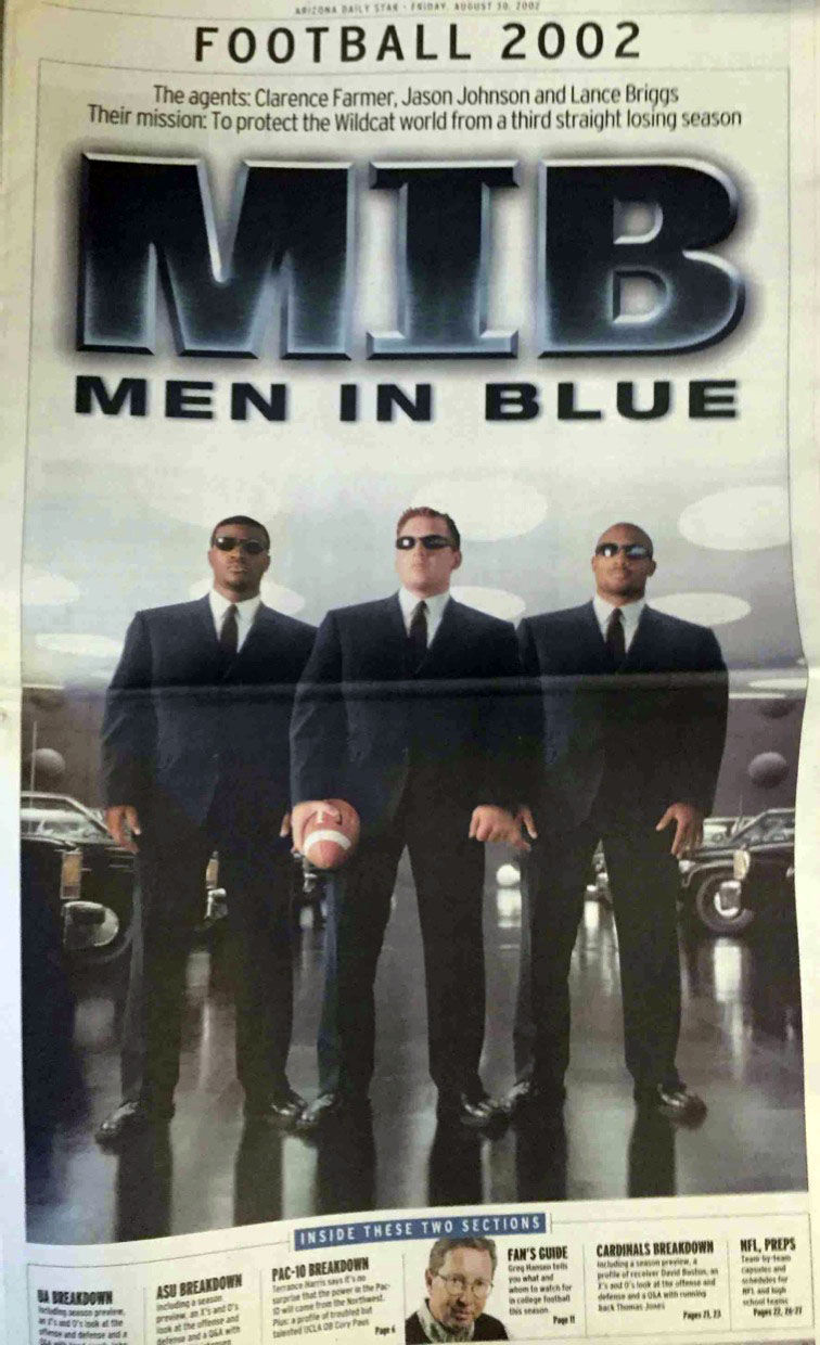 College football special section cover